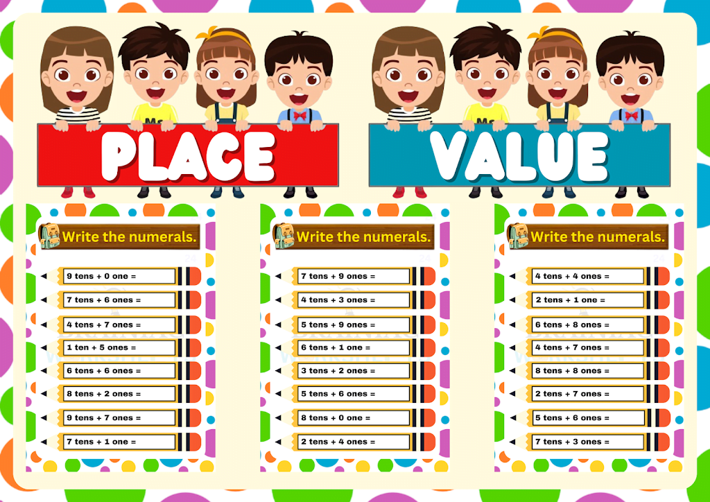 class 1 maths workbook