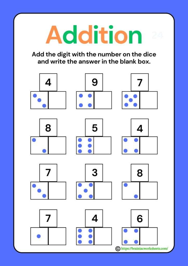 class 1 maths worksheet