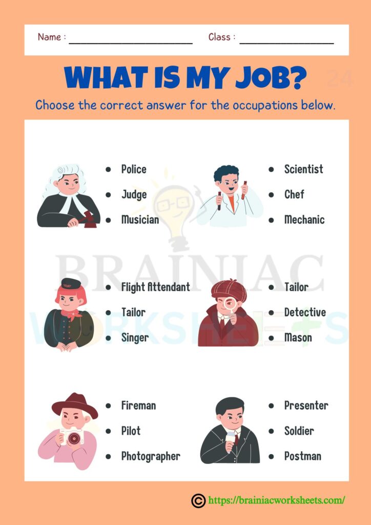 ukg gk worksheet