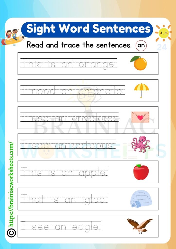 english worksheet for class 1