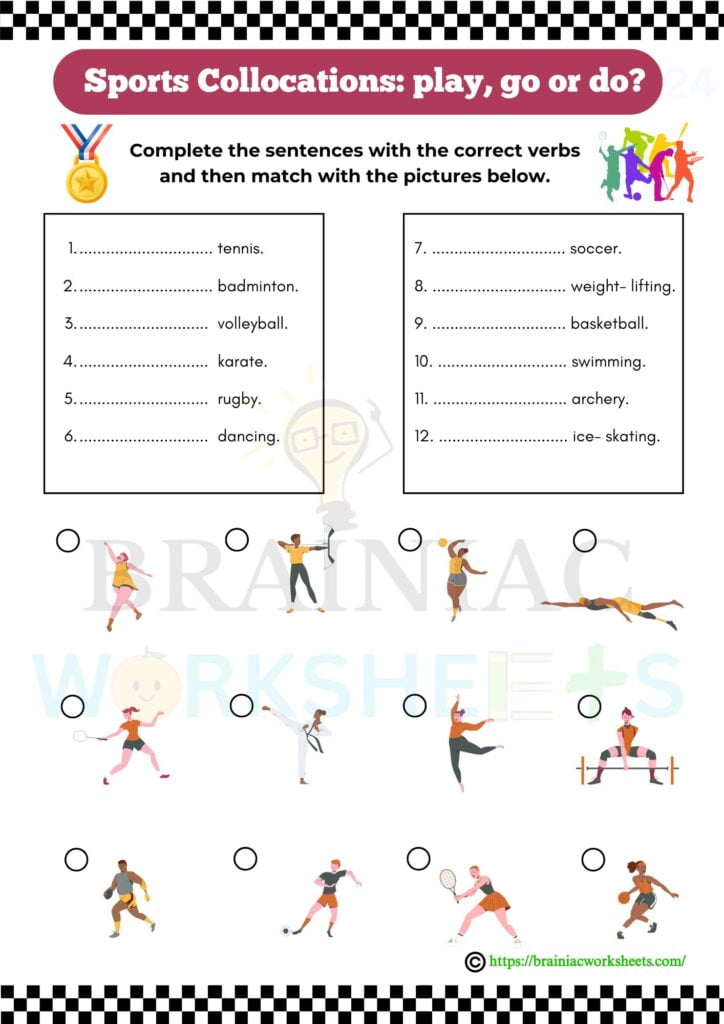 english worksheet for class 3