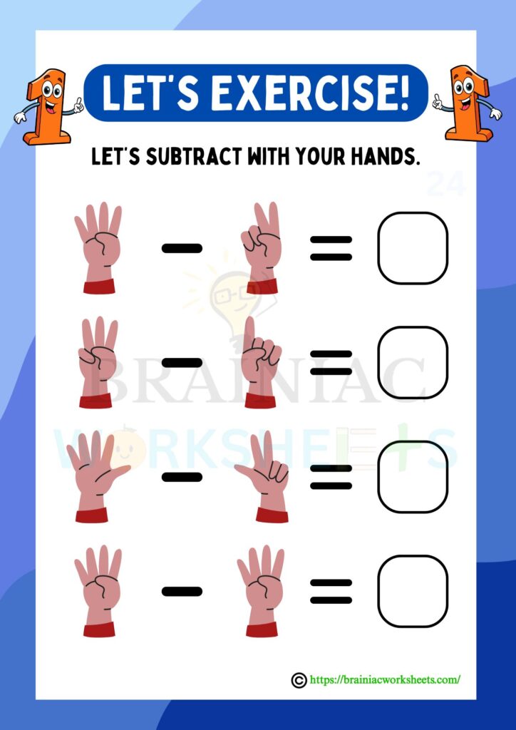 maths worksheet for class 1