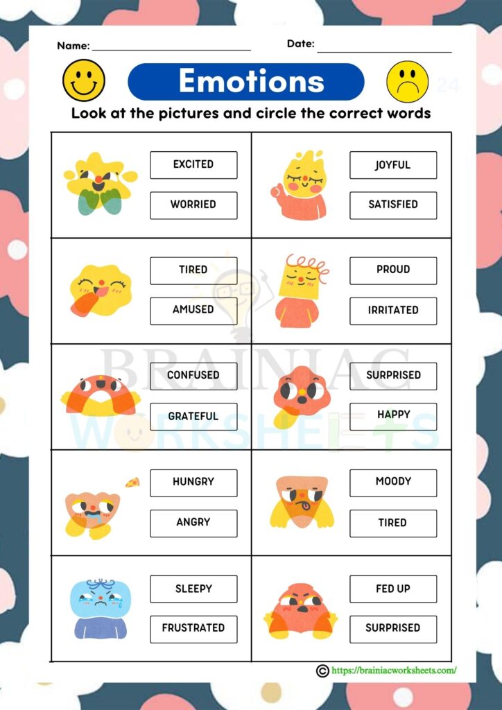 english worksheet for class 1