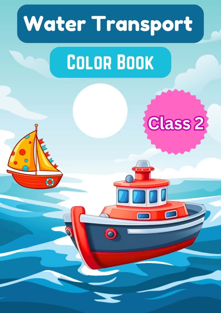 water transport color book class 2