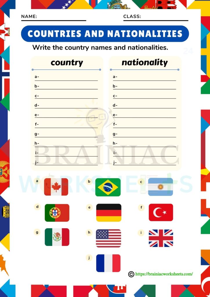 gk worksheet for class 5