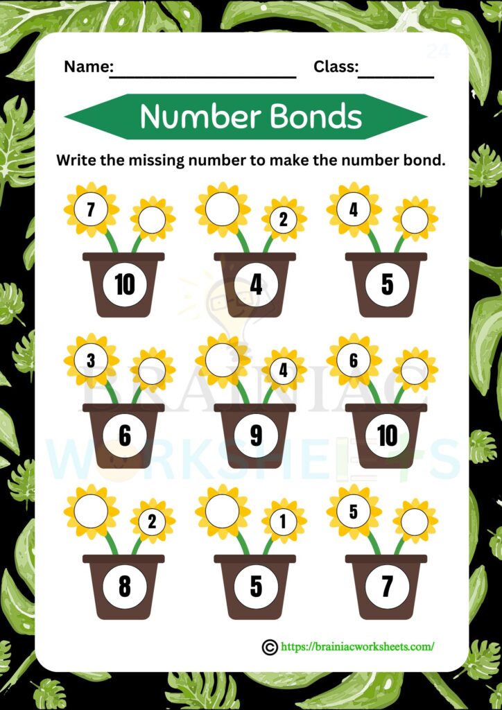 class 1 maths worksheet
