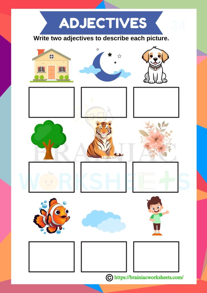 english worksheet for class 2