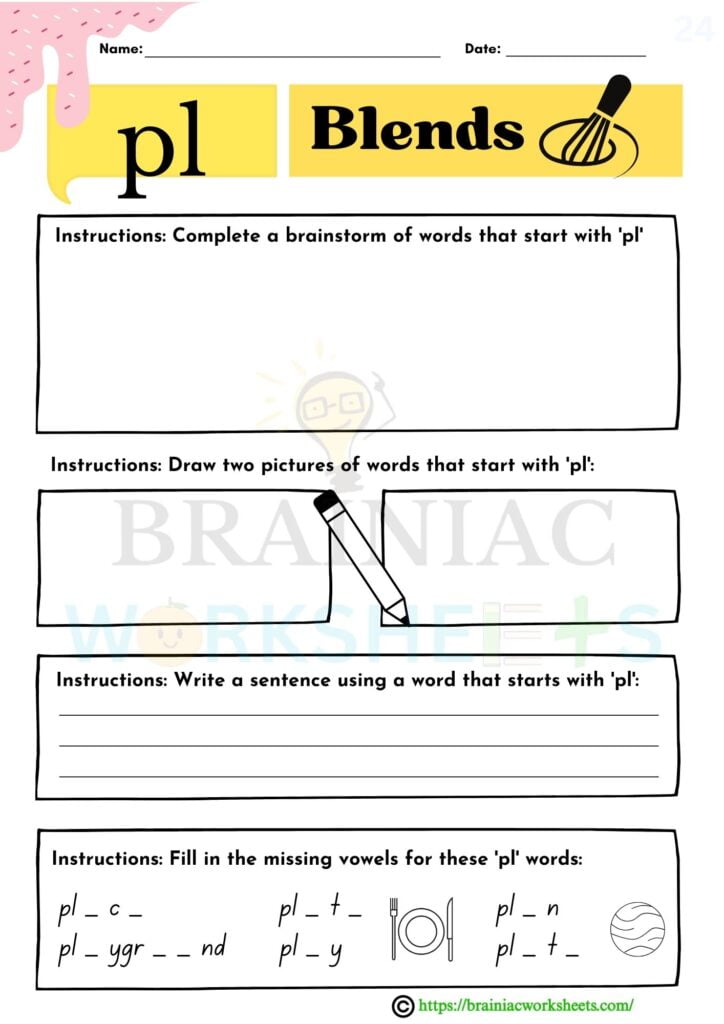 english worksheet for class 2