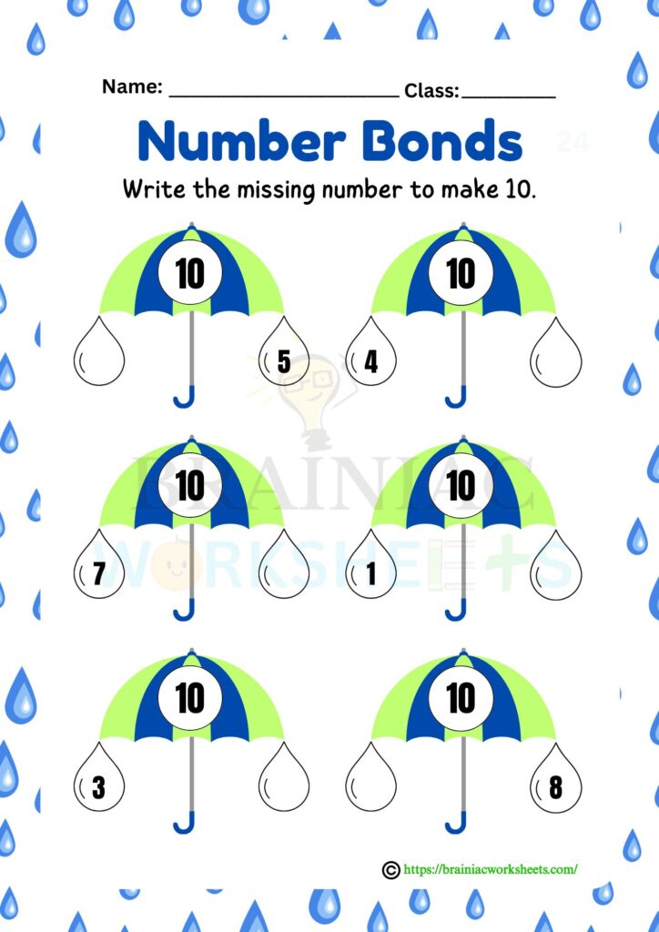 maths worksheet for class 1