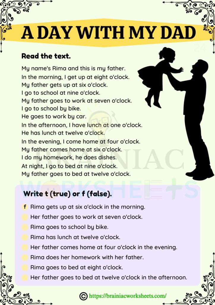 english worksheet for class 2