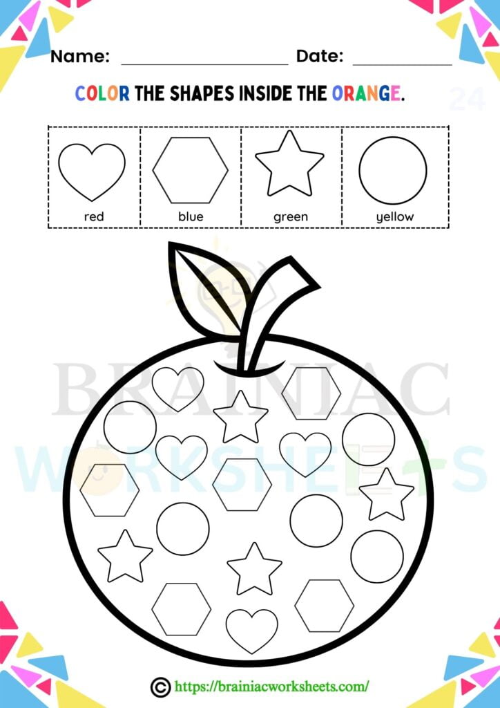 ukg drawing worksheet