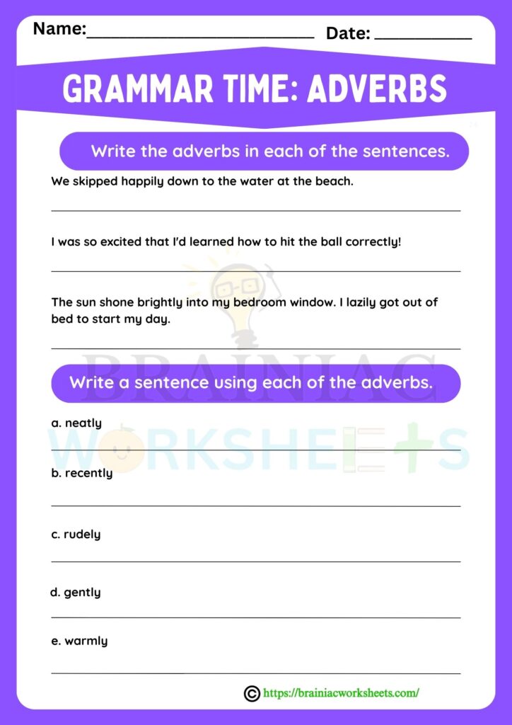 english worksheet for class 3
