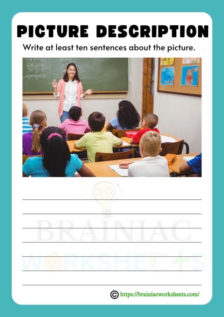 english worksheet for class 4