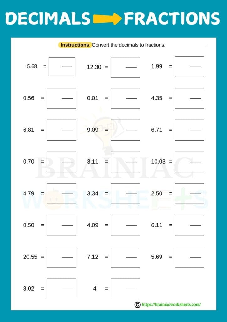 maths worksheet for class 5
