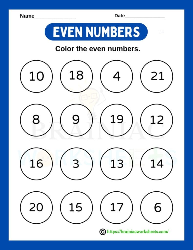 maths worksheet for class 1