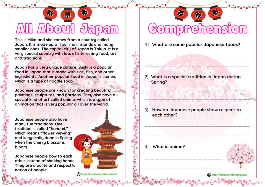 english worksheet for class 5