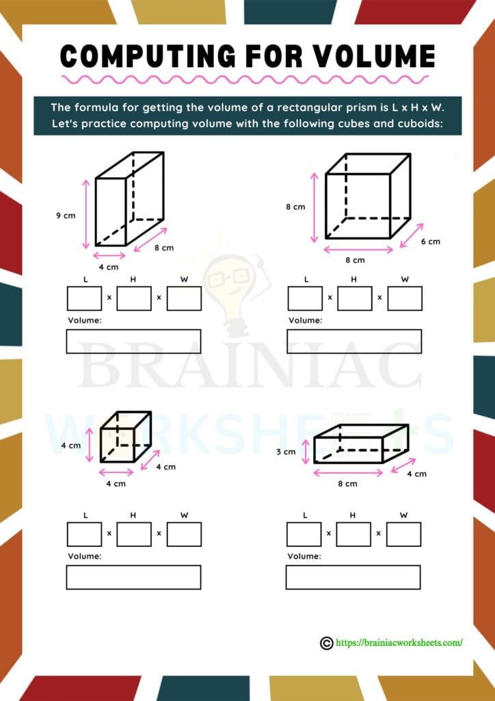 maths worksheet for class 5