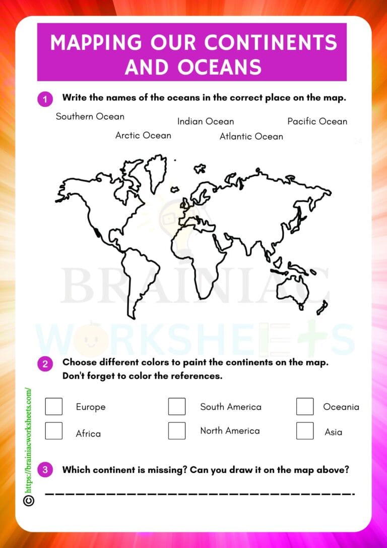 gk worksheet for class 5