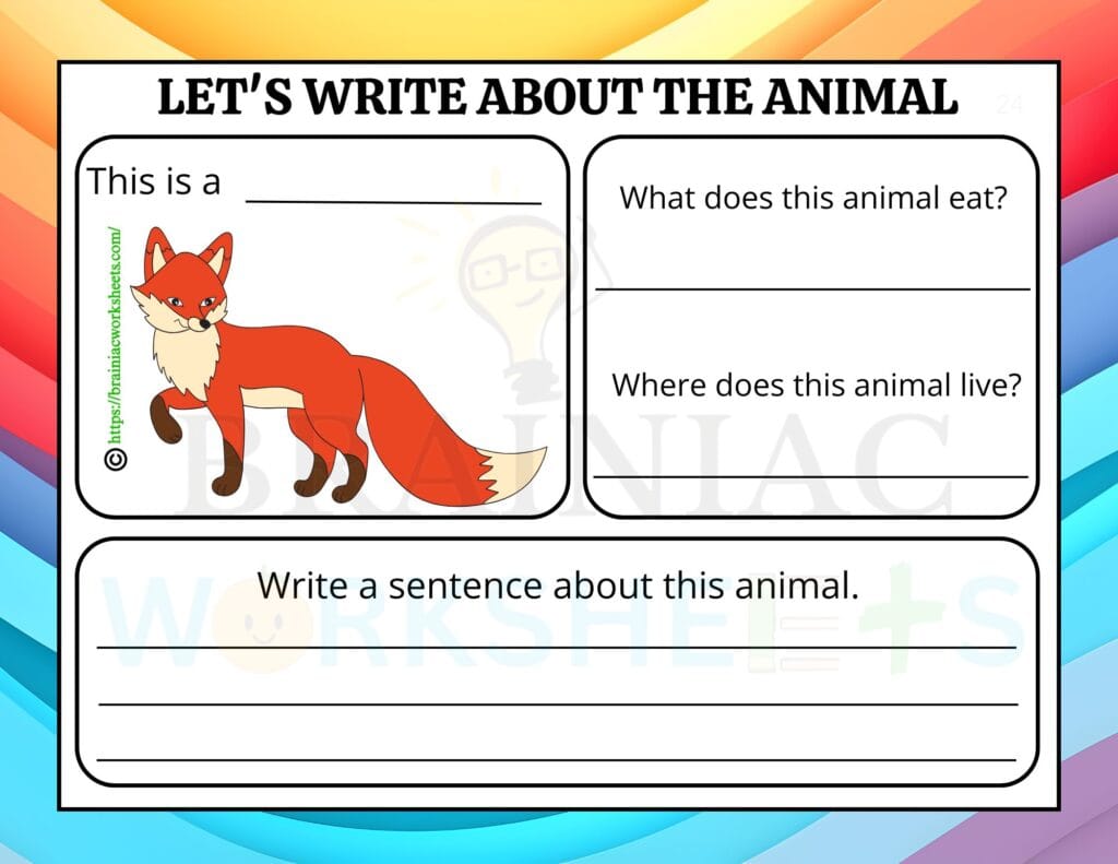 english worksheet for class 1