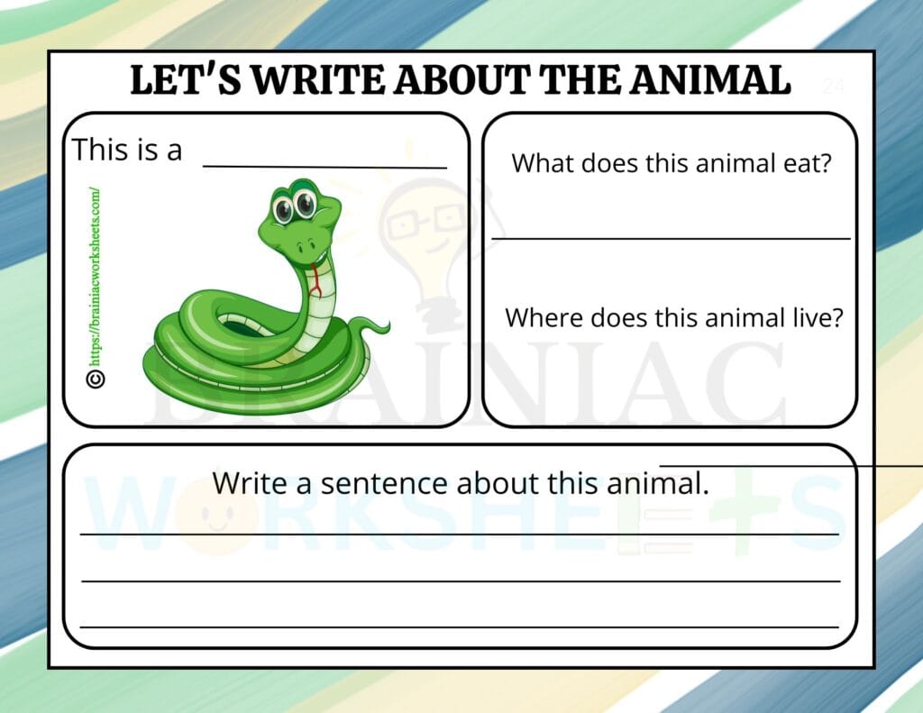 english worksheet for class 1