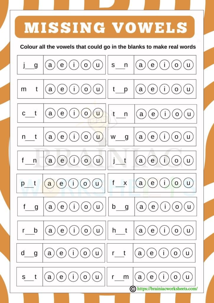 ukg English worksheet