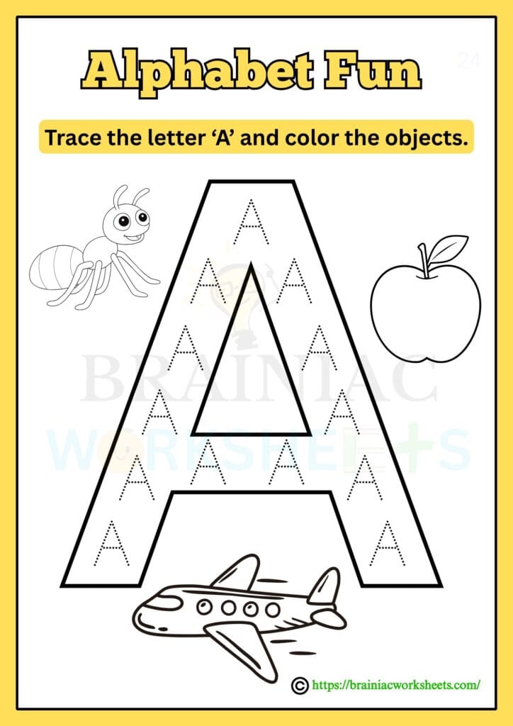 ukg English worksheet