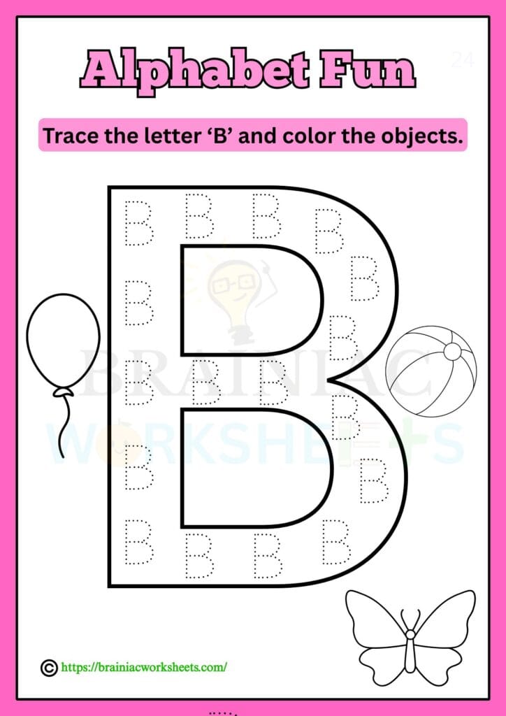 ukg English worksheet