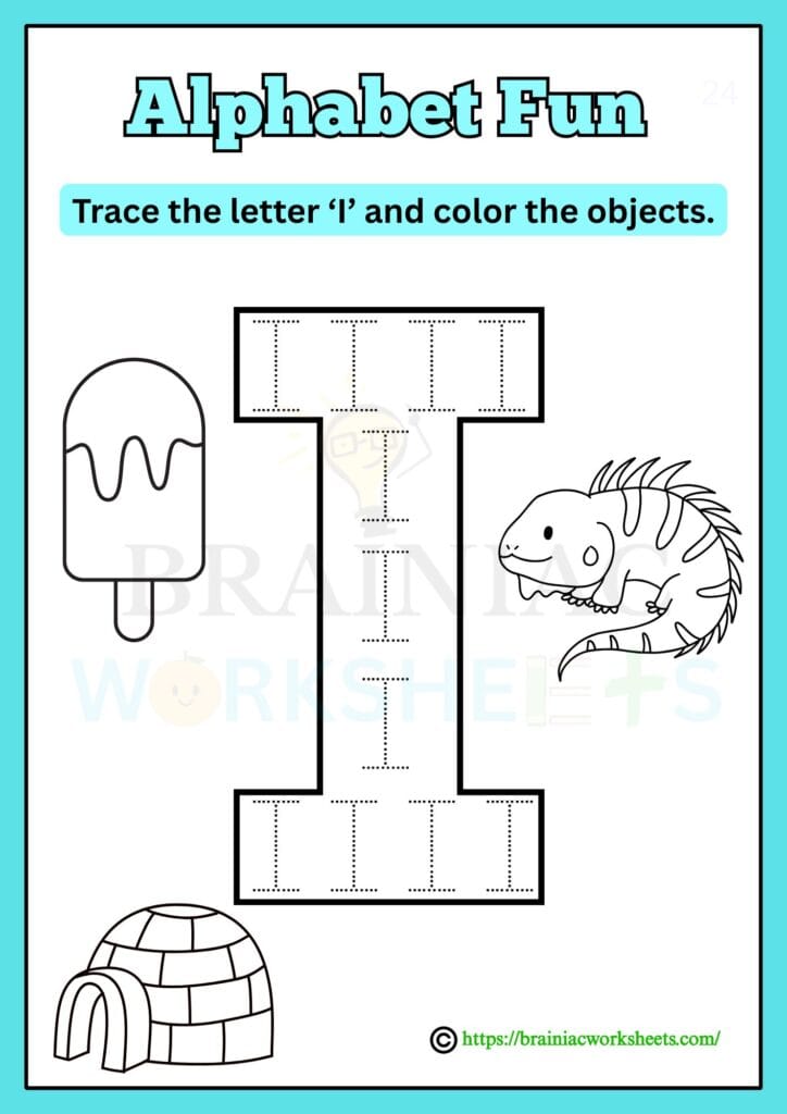 ukg English worksheet