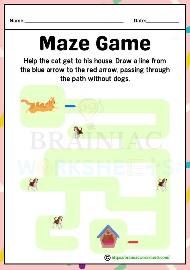 iq worksheet for class 1