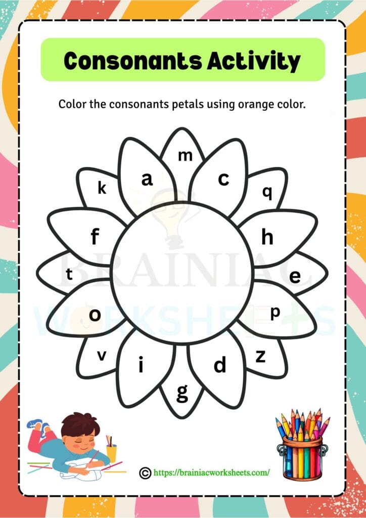 lkg English worksheet
