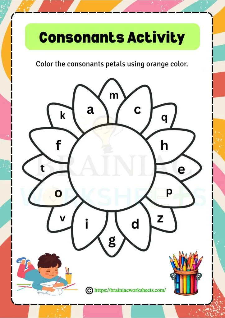 lkg English worksheet