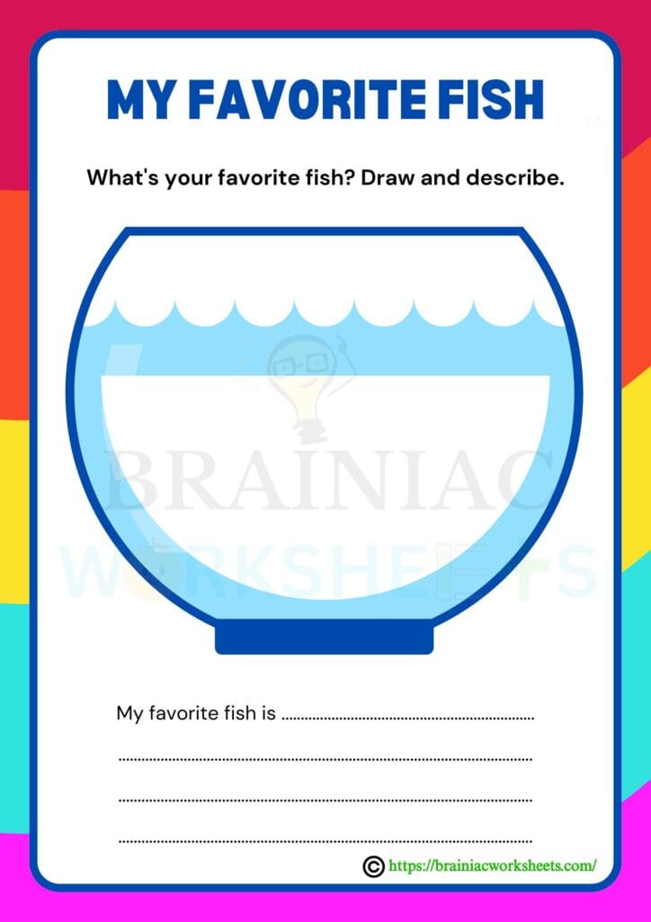 drawing worksheet for class 1