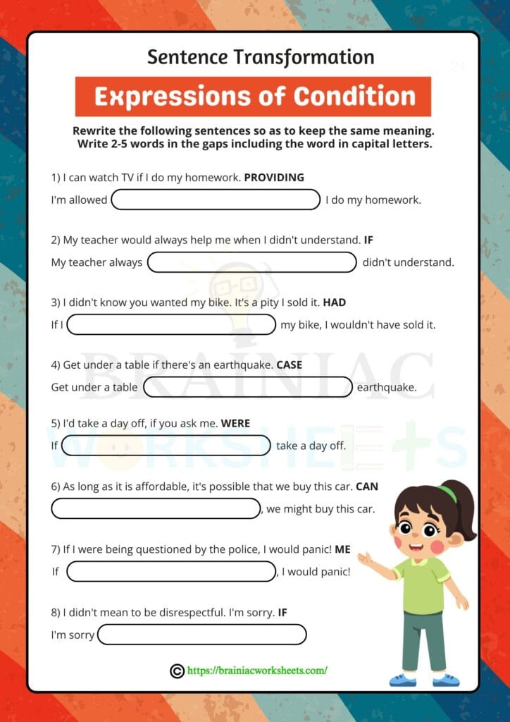 english worksheet for class 1