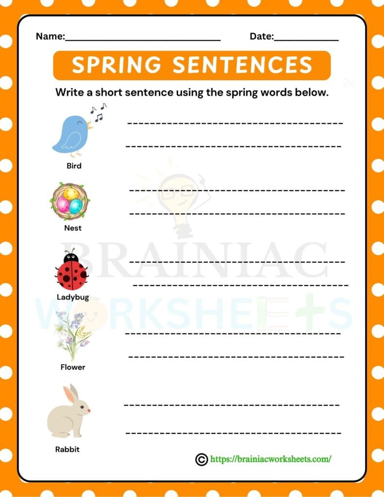 english worksheet for class 1