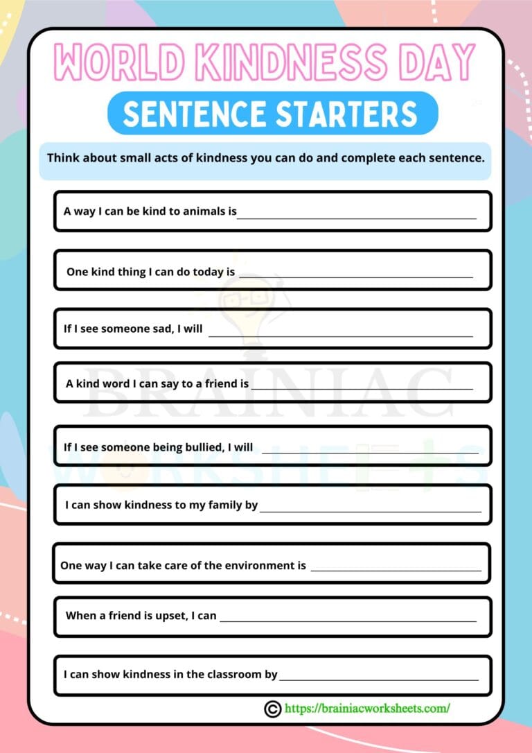 evs worksheet for class 1