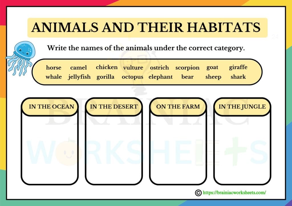 science worksheet for class 2