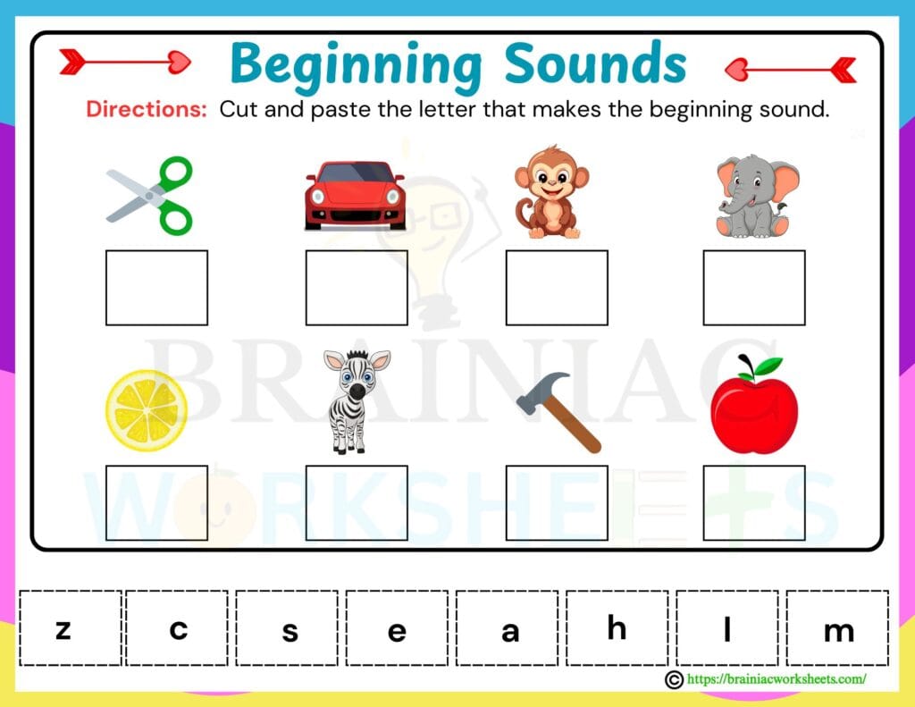 lkg English worksheet