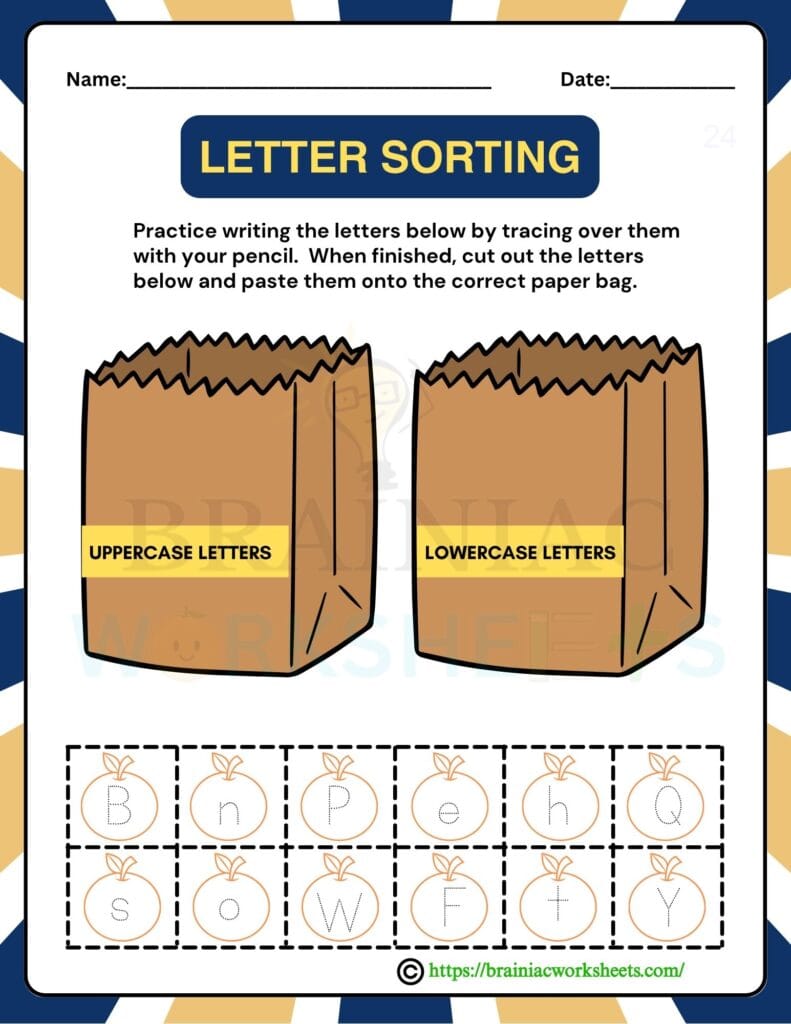 lkg English worksheet