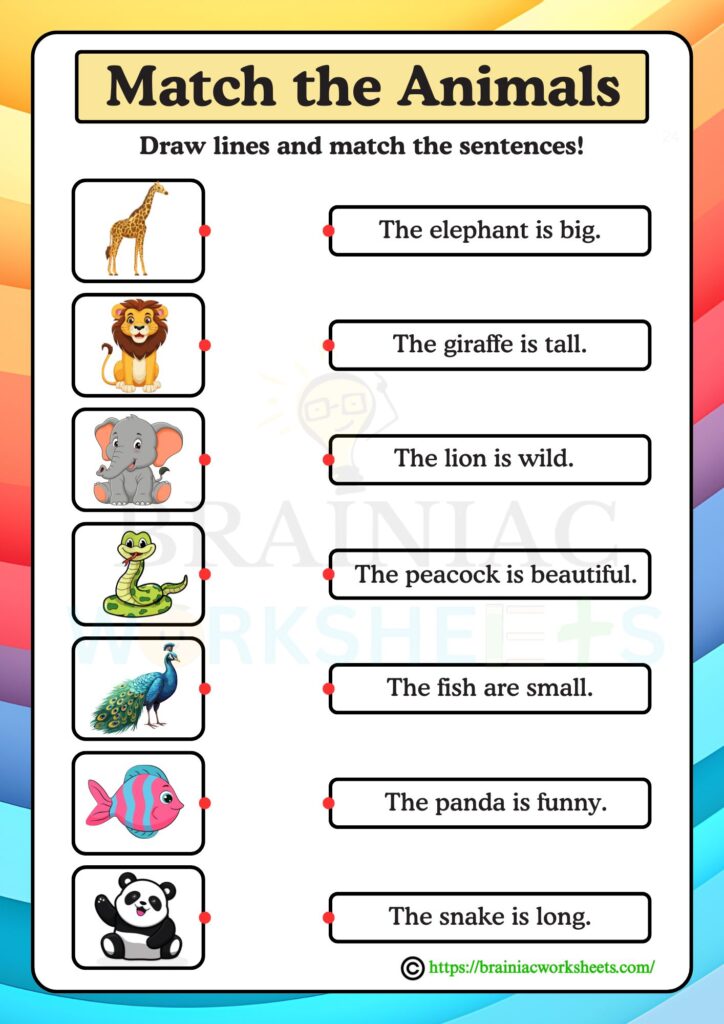 science worksheet for class 1
