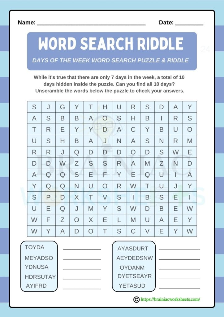 English worksheet for class 2