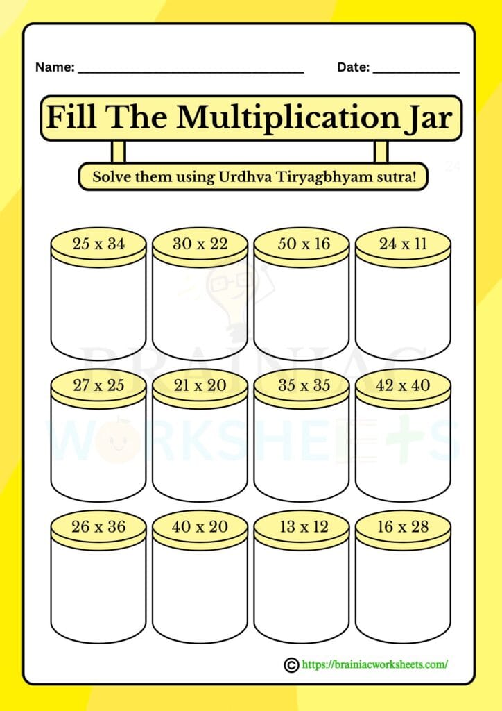 maths worksheet for class 3