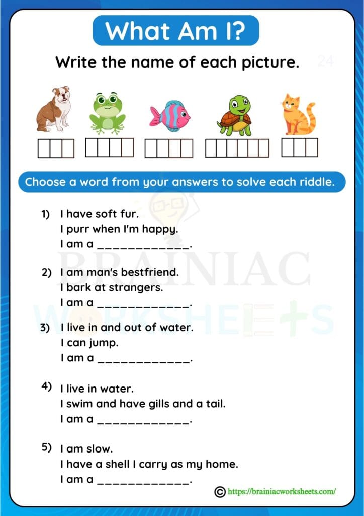 science worksheet for class 2