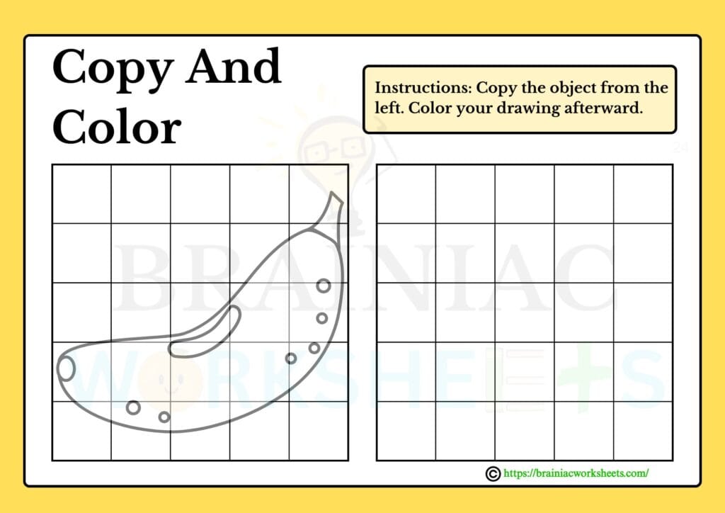 drawing worksheet for class 1