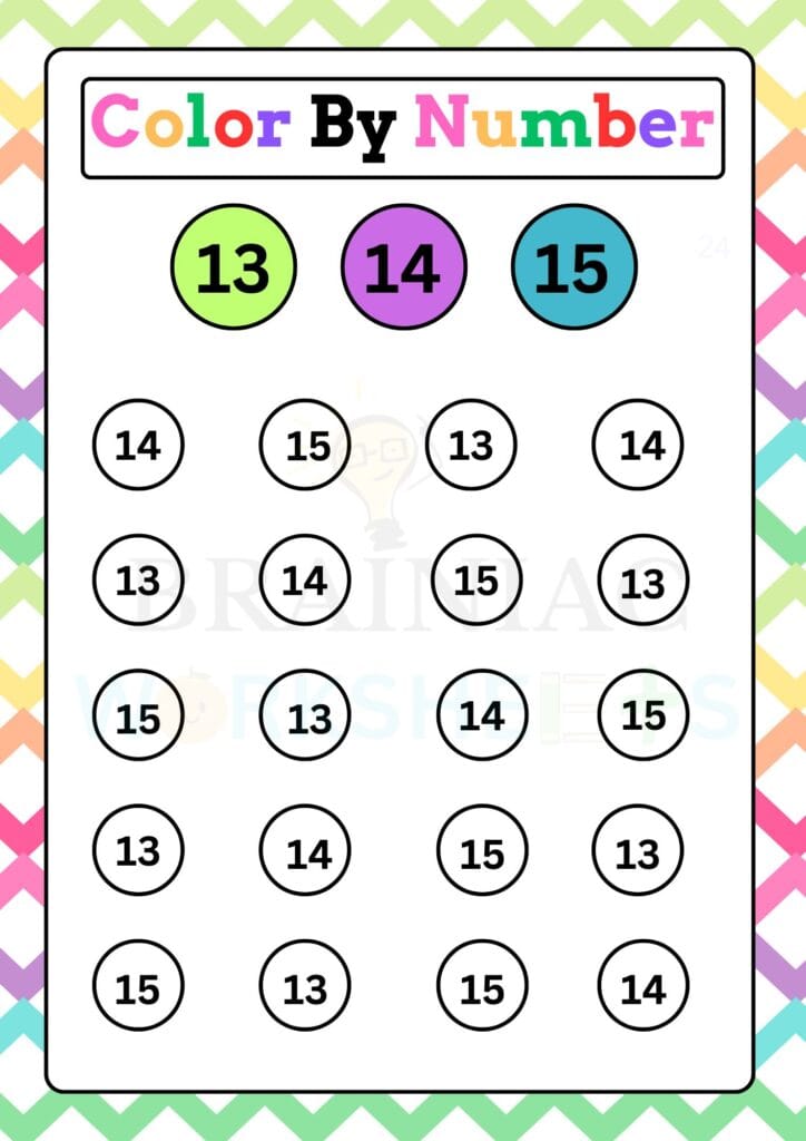 lkg maths worksheet