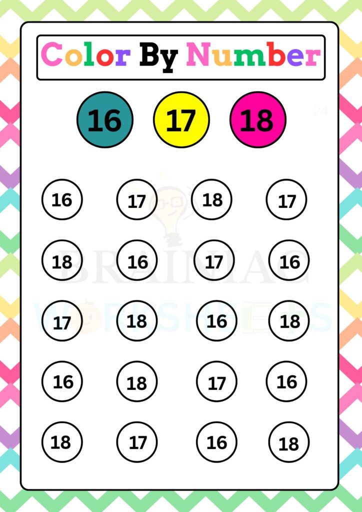lkg maths worksheet