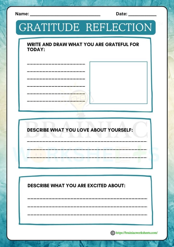 English worksheet for class 4