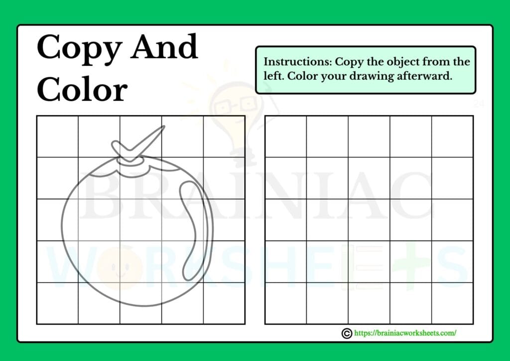 drawing worksheet for class 1