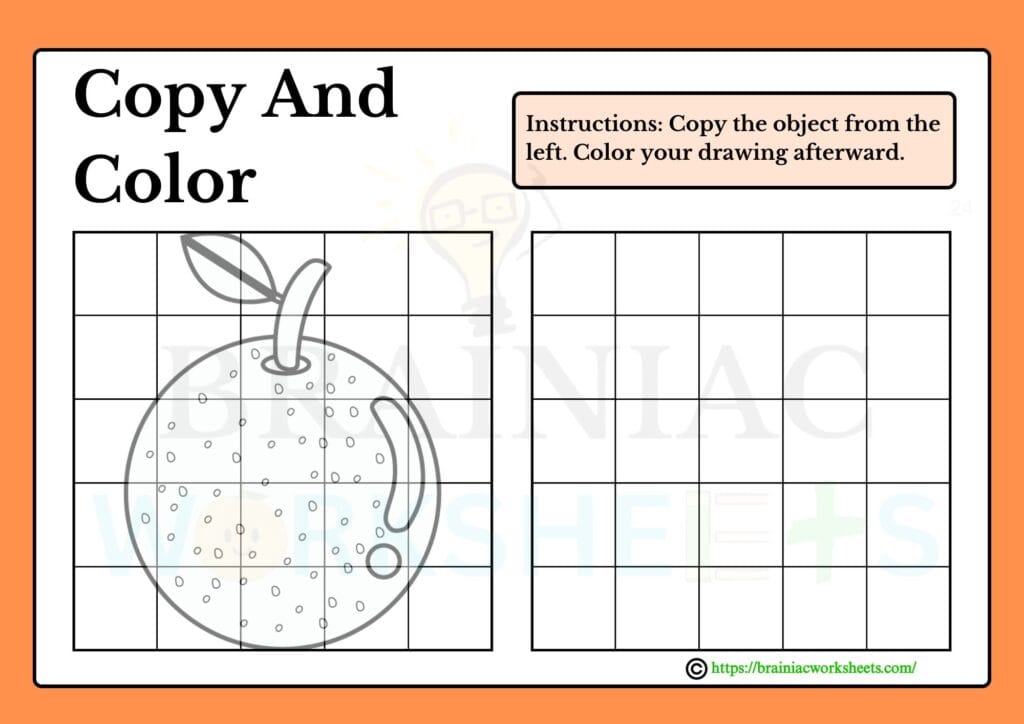 drawing worksheet for class 1