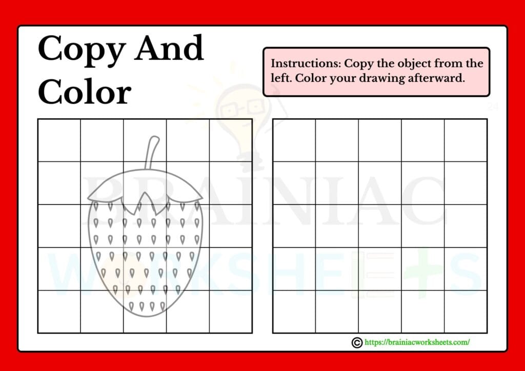 drawing worksheet for class 1