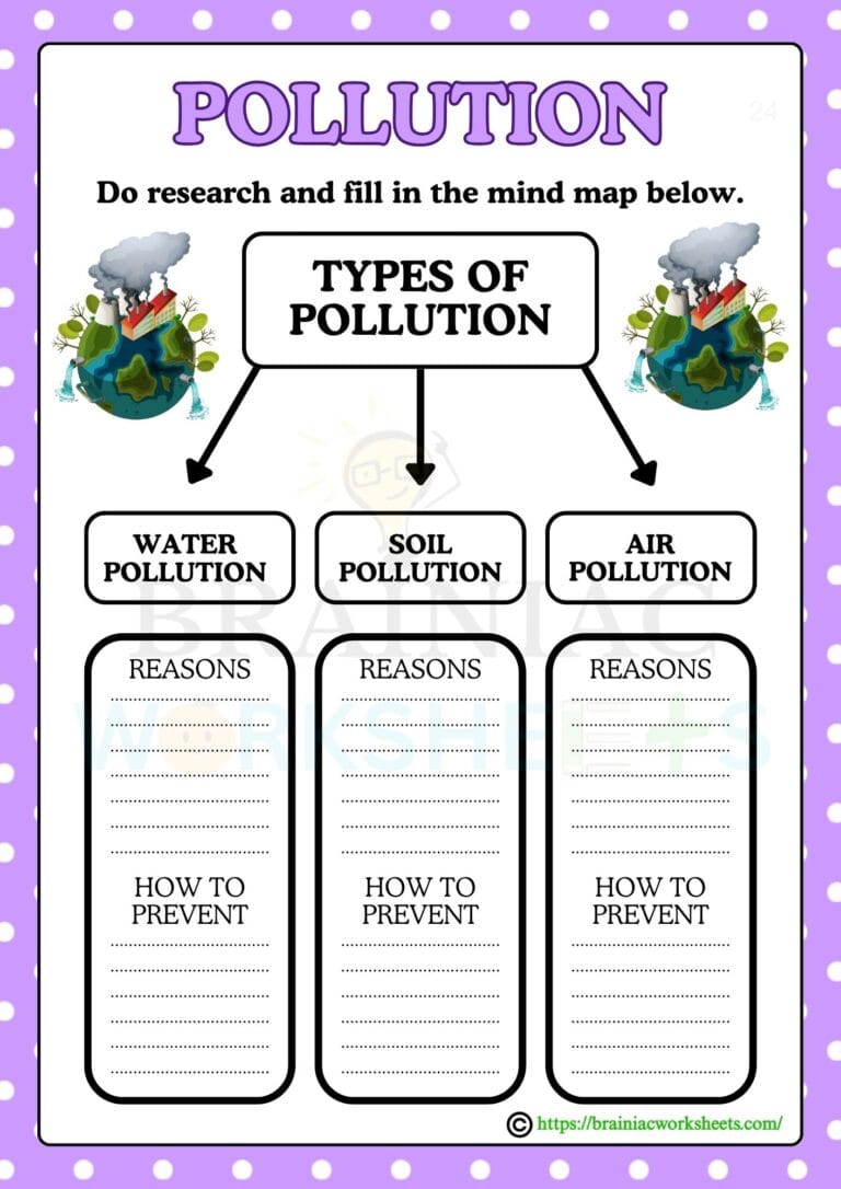 EVS worksheet for class 4